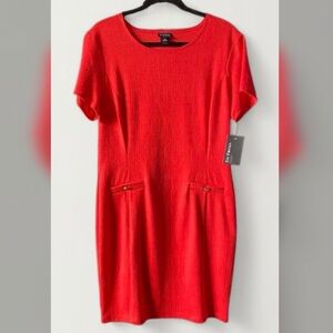 NWT | Enfocus Studio Vibrant Red Mini Dress